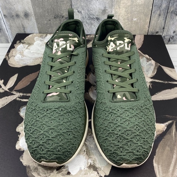 APL Men’s TechLoom Phantom Shoe in Fatigue Pristine Soft Pink Size 11.5. - Picture 3 of 13